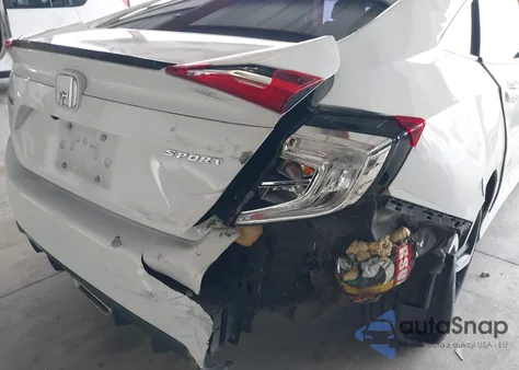 2020 Honda Civic Sport из США, поврежденный, VIN 2HGFC2F85LH572581